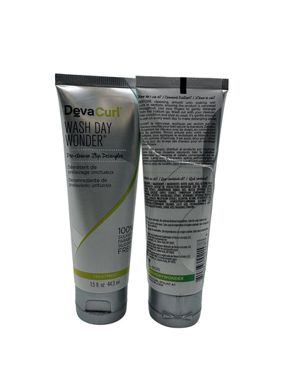 DevaCurl Wash Day Wonder Slip Detangler Curly & Wavy Hair 1.5 OZ Set of 2