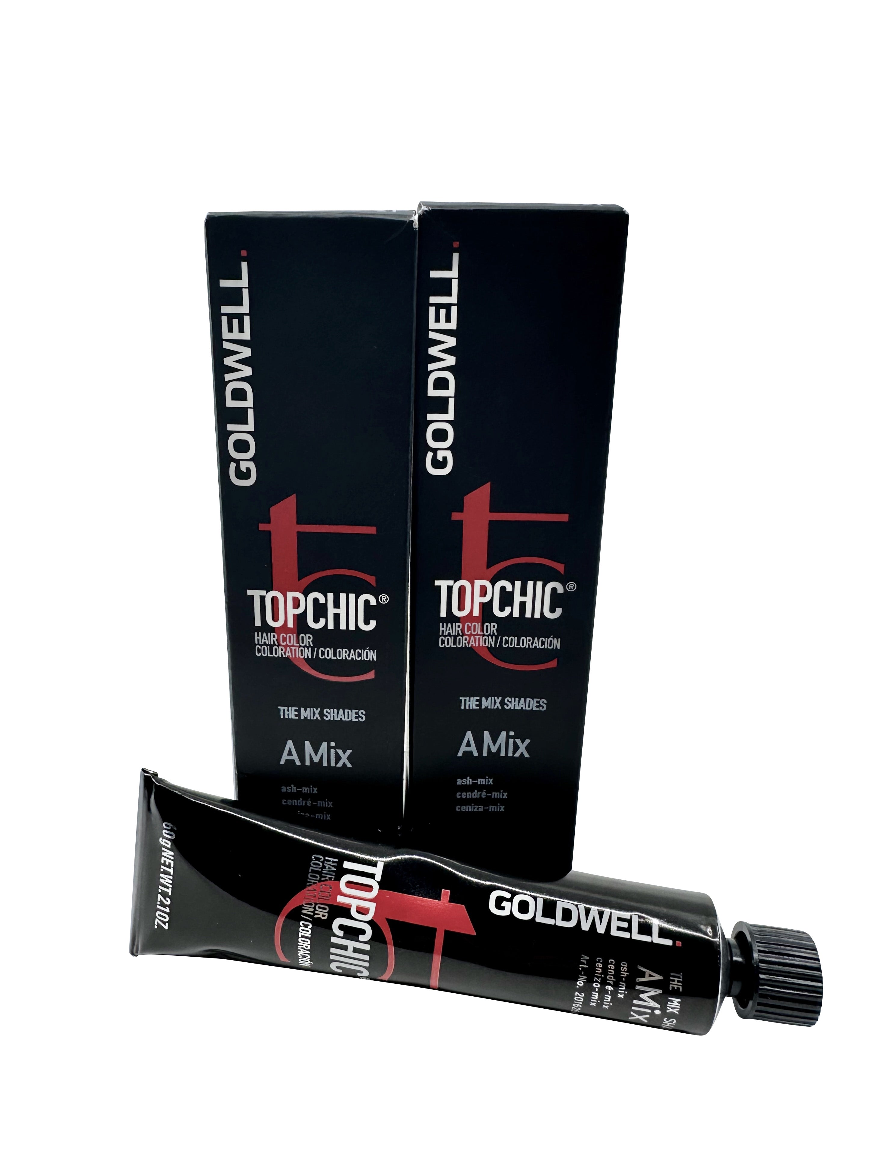 Goldwell Topchic Hair Color The Mix Shades A Mix Ash Mix 2.1 OZ Set of 2