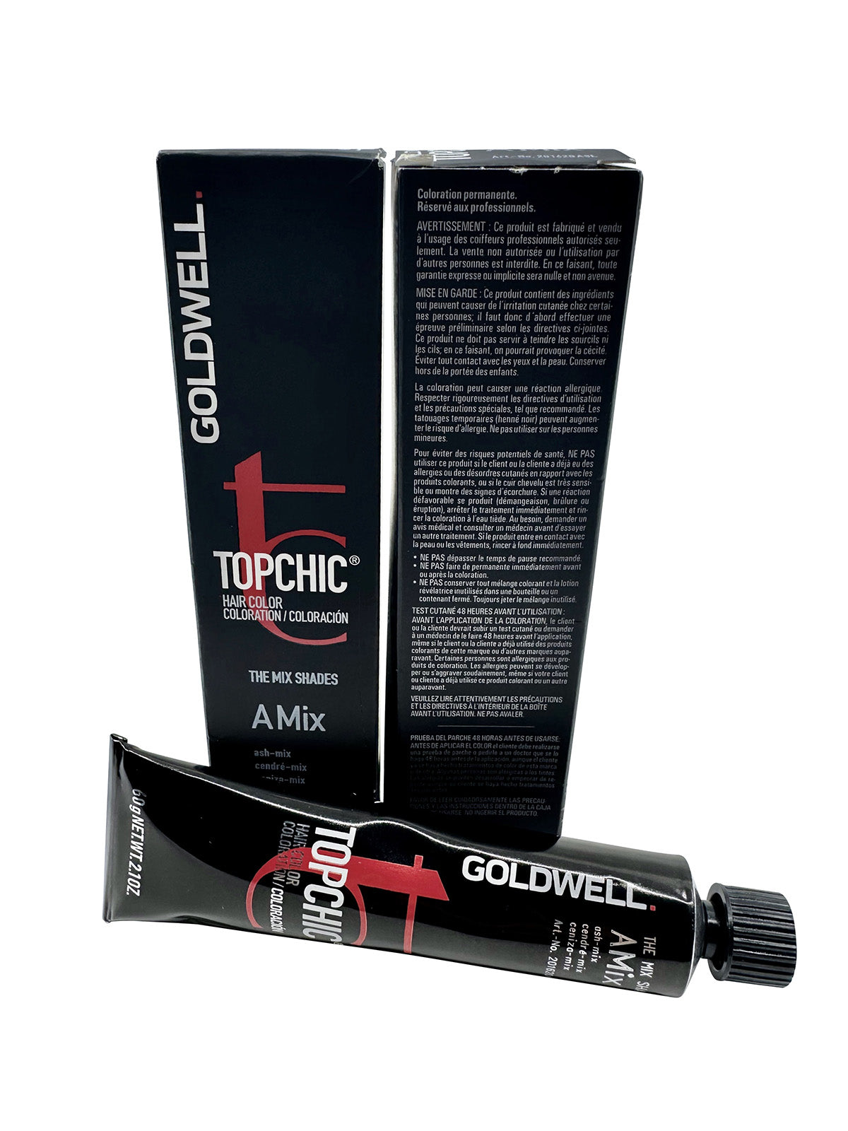 Goldwell Topchic Hair Color The Mix Shades A Mix Ash Mix 2.1 OZ Set of 2