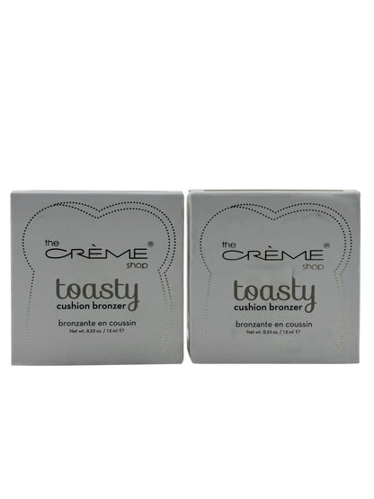 The Creme Shop Bronzer Toasty Cushion Medium 0.53 OZ Set of 2