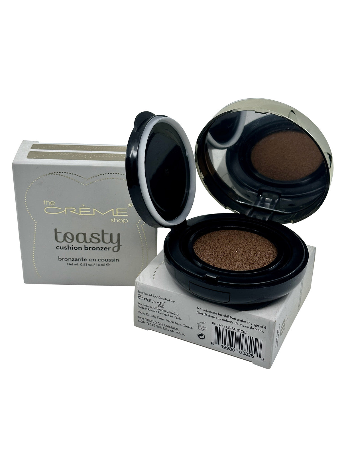 The Creme Shop Bronzer Toasty Cushion Medium 0.53 OZ Set of 2