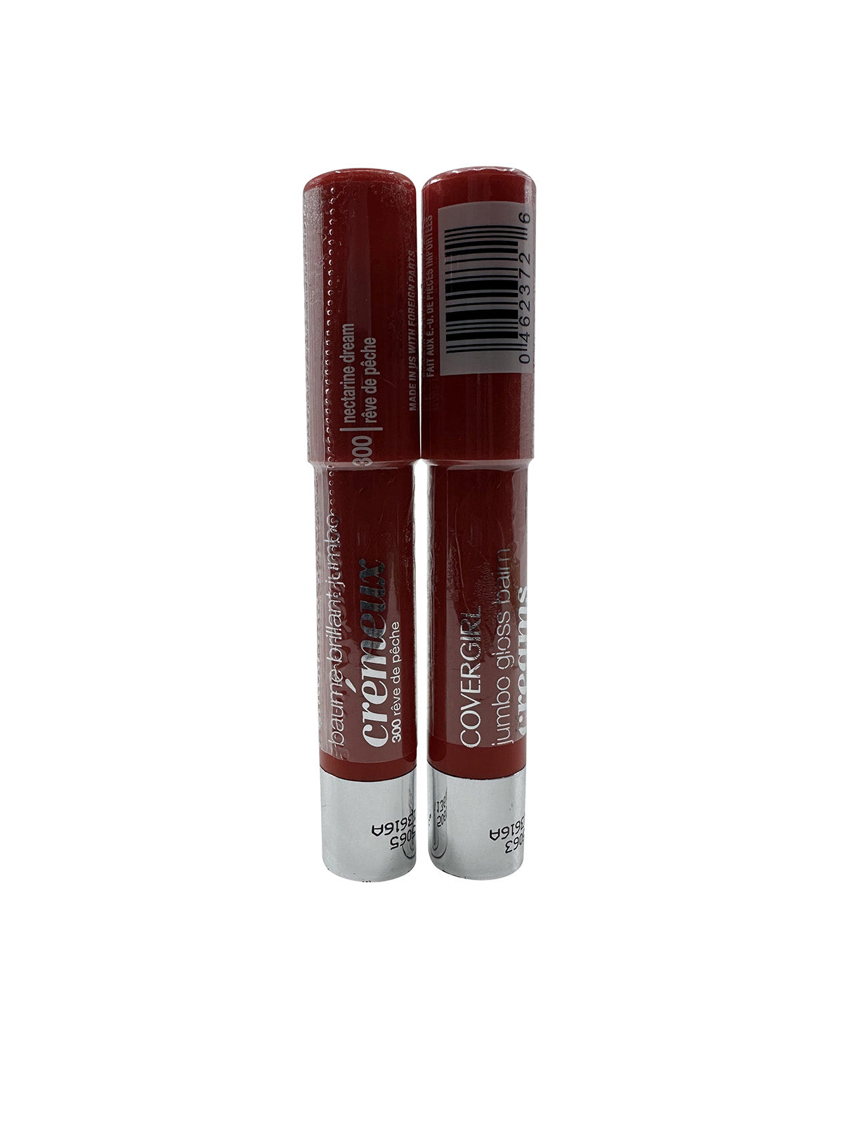 Covergirl Lip Perfection Jumbo Gloss Balm 300 Nectarine Dream 0.11 OZ 2 pack