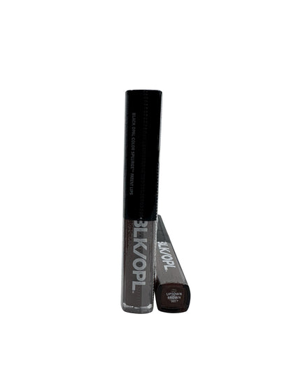 BLACK OPAL Color Splurge Patent Lips Uptown Brown 0.24 OZ Set of 2