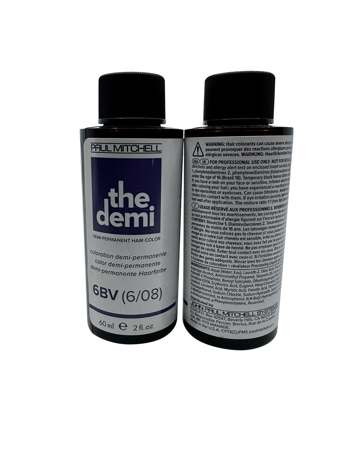 Paul Mitchell The Demi Demi Permanent Hair Color 6BV 2 OZ Set of 2