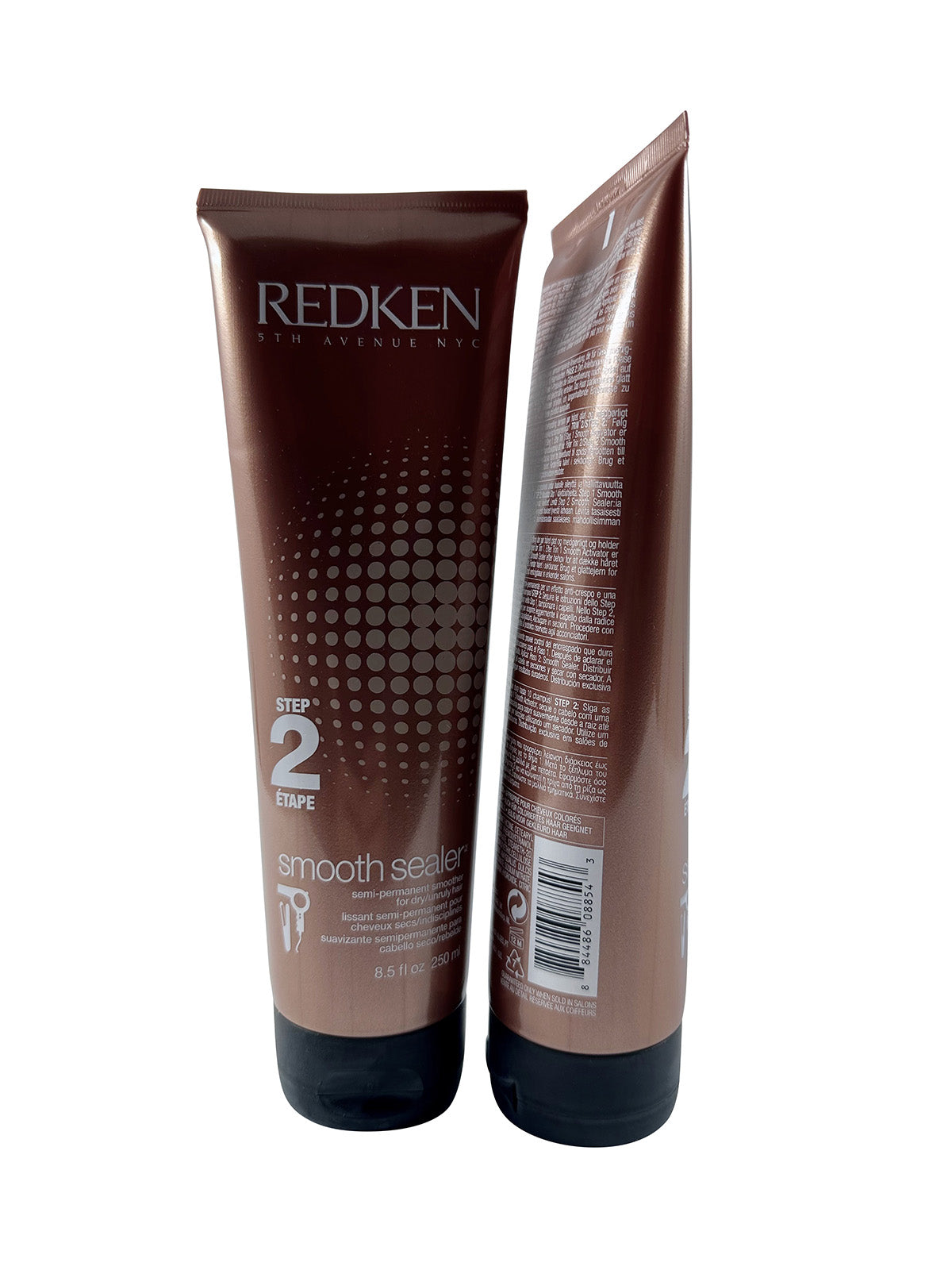 Redken Smooth Sealer Step 2 Semi Permanent Smoother Dry Hair 8. 5 OZ Set of 2