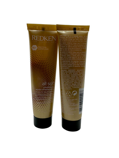 Redken All Soft Conditioner Dry & Brittle Hair 1 OZ Set of 2