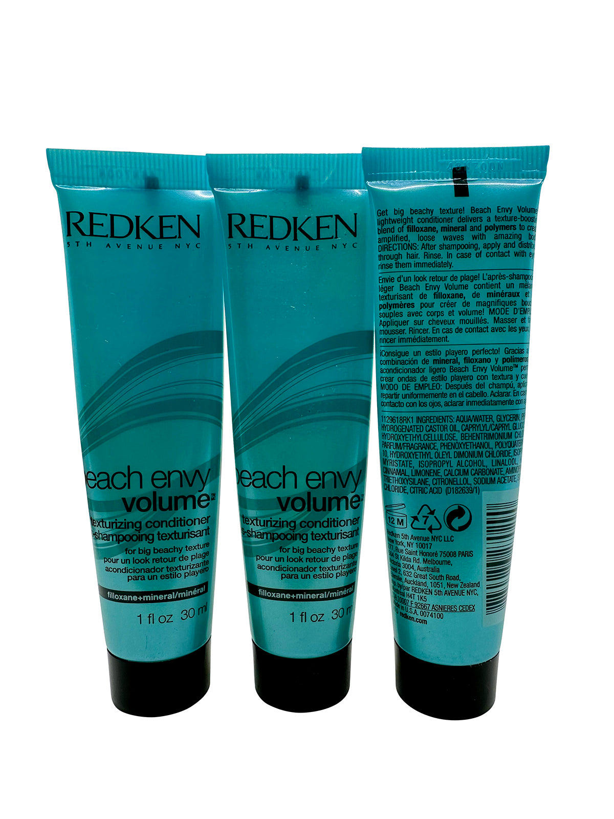 Redken Beach Envy Volume Texturizing Conditioner 1 OZ Set of 3