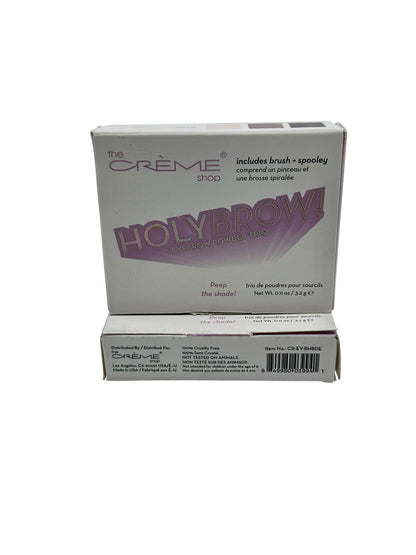 The Creme Shop Holy Brow Eyebrow Powder Trio Deep 0.11 OZ Set of 2