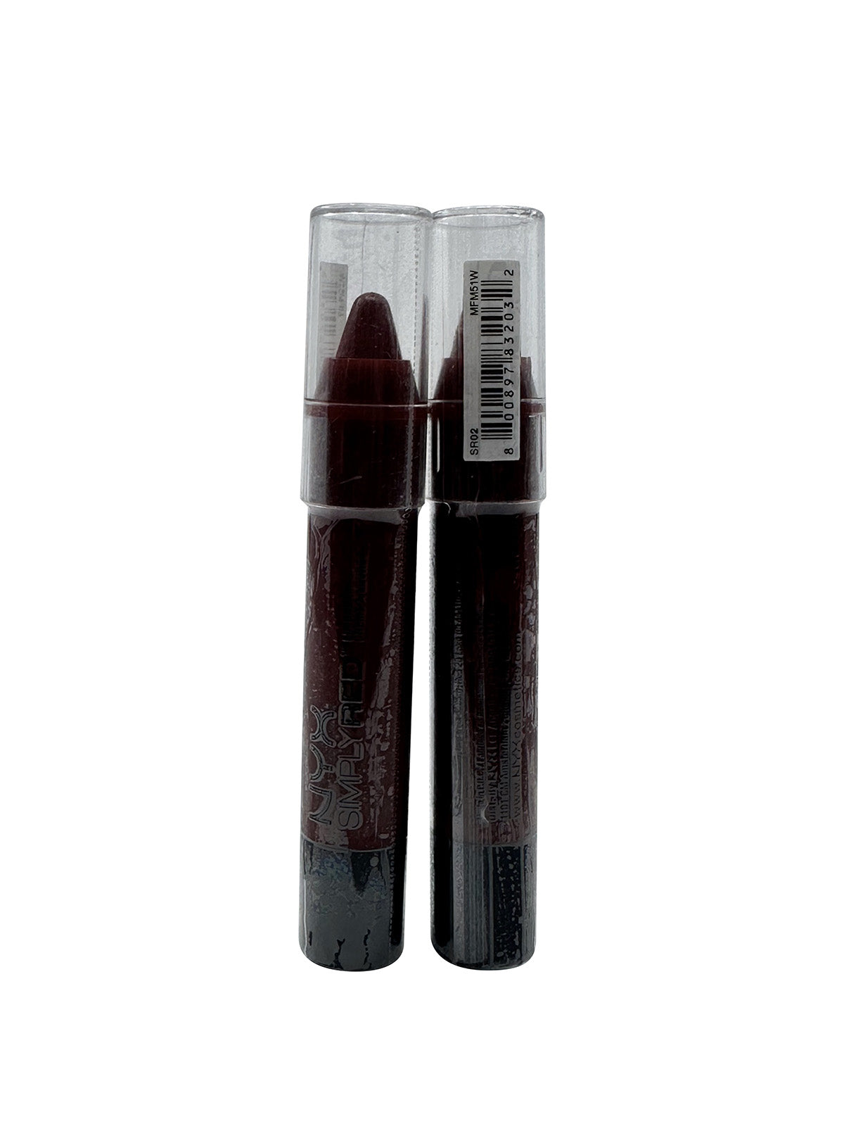 NYX Simply Red Lip Cream SR02 Knockout 0.11 OZ  Set of 2