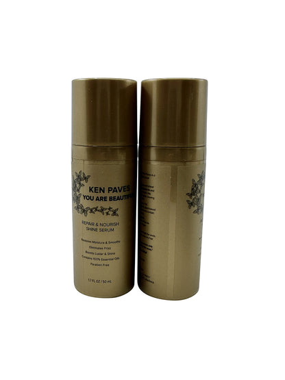 Ken Paves You Are Beautiful Repair & Nourish Shine Serum 1.7 OZ Set of 2