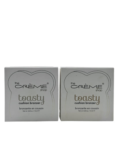 The Creme Shop Bronzer Toasty Cushion Fair 0.53 OZ Set of 2