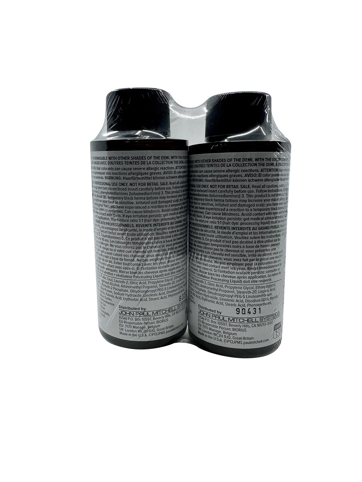 Paul Mitchell The Demi Demi Permanent Hair Color Silver 2 OZ Set of 2