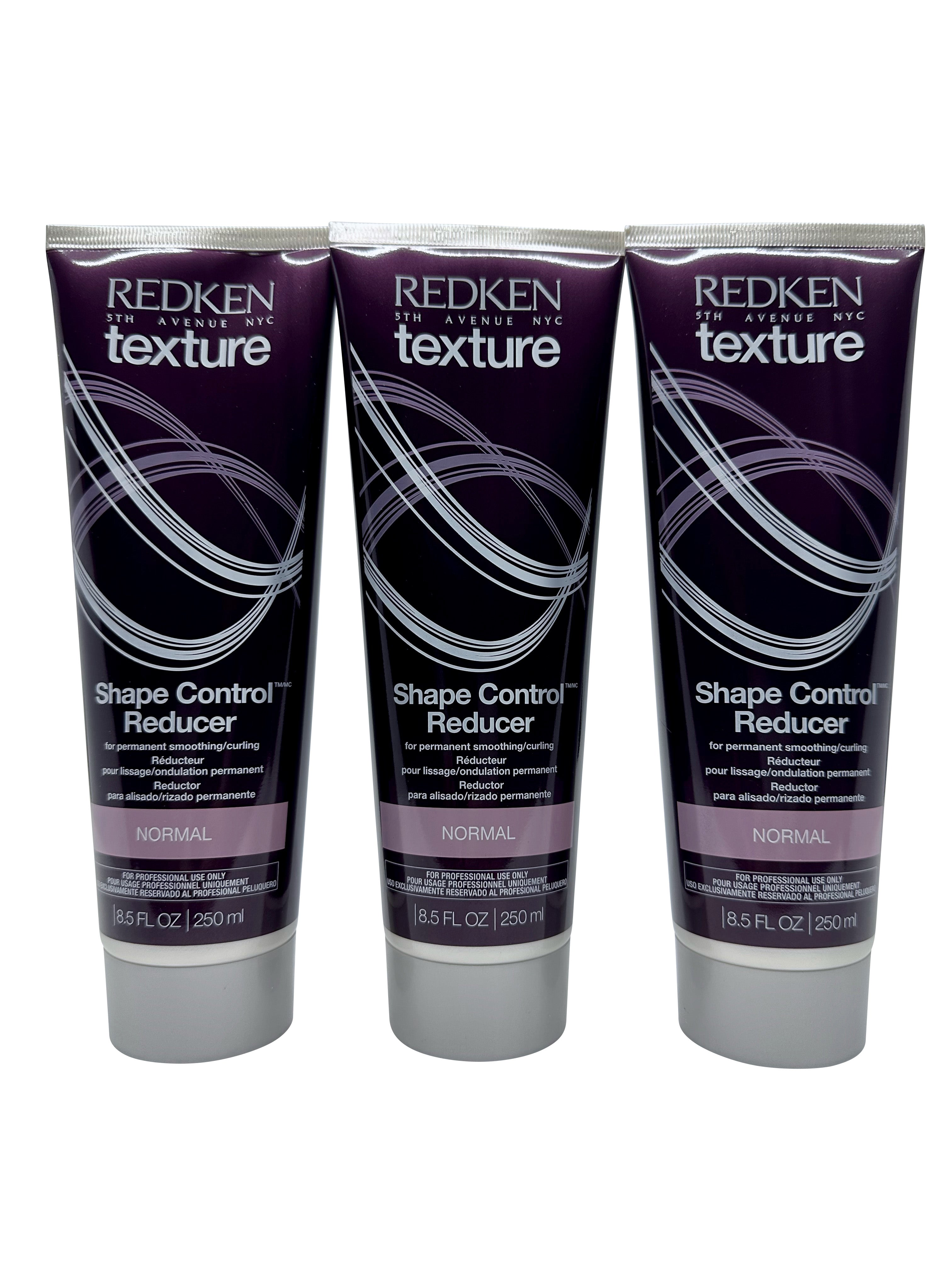 Redken Texture Shape Control Reducer Normal Hair 8.5 OZ Set of 3