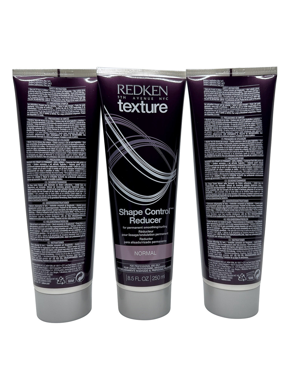 Redken Texture Shape Control Reducer Normal Hair 8.5 OZ Set of 3