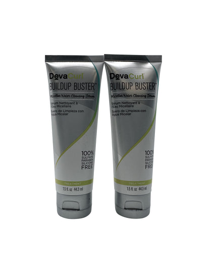 DevaCurl Buildup Buster Micellar water Cleansing Serum Wavy Hair 1.5 OZ 2 pack