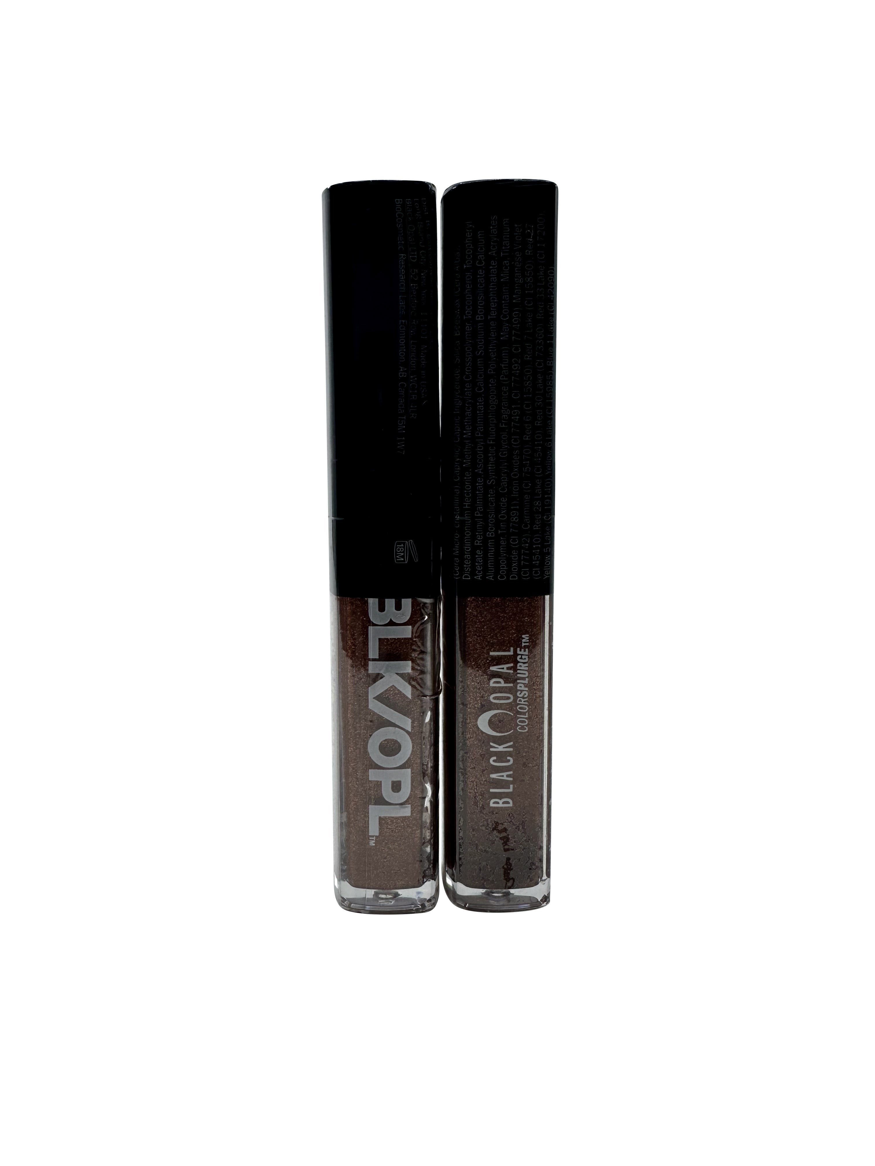 BLACK OPAL Color Splurge Patent Lips Copper Tone 0.24 OZ Set of 2