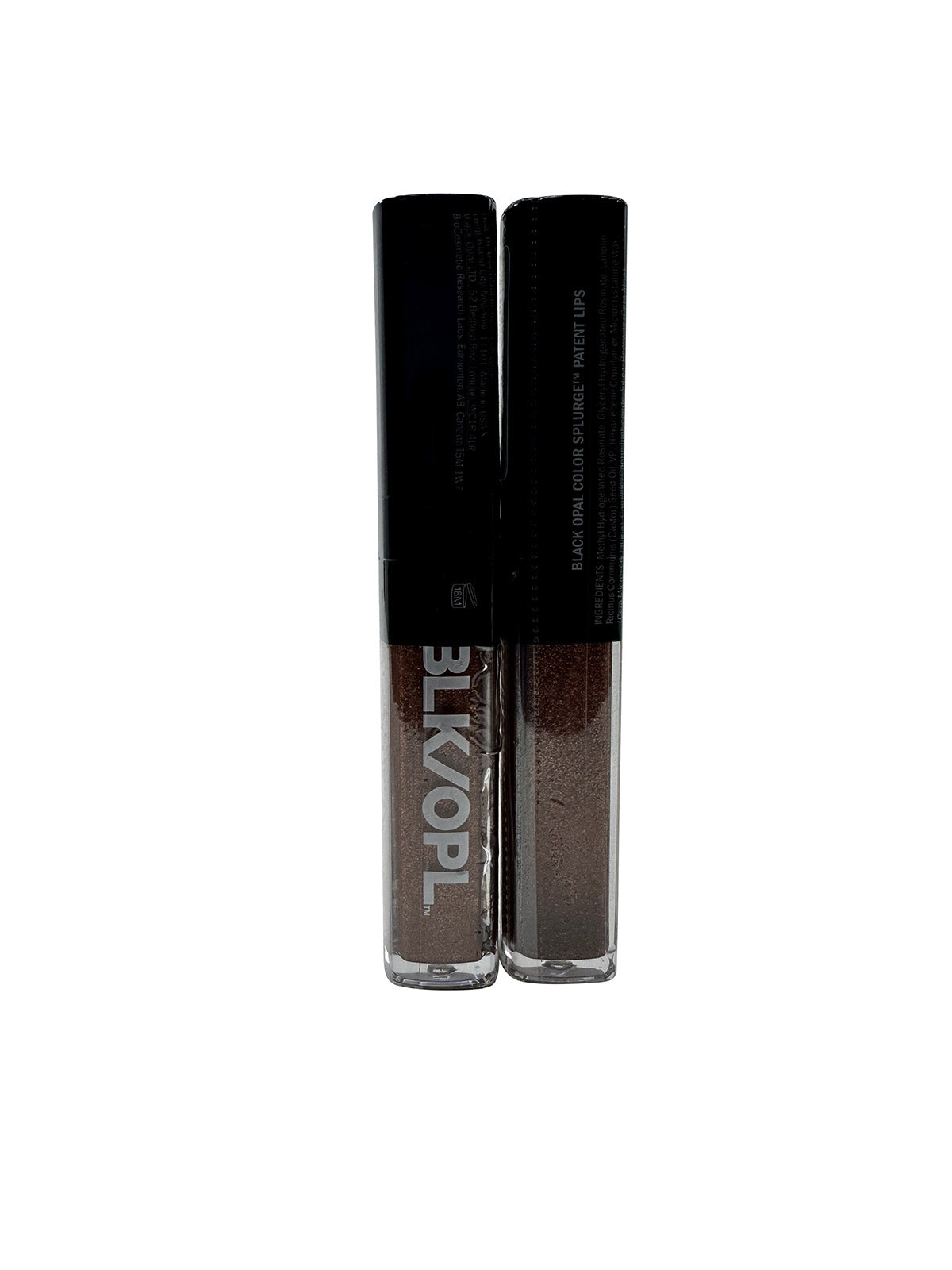 BLACK OPAL Color Splurge Patent Lips Copper Tone 0.24 OZ Set of 2