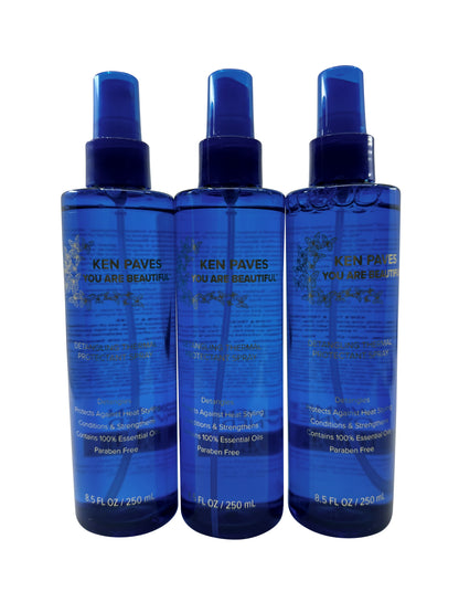 Ken Paves You Are Beautiful Detangling Thermal Protectant Spray 8.5 OZ Set of 3