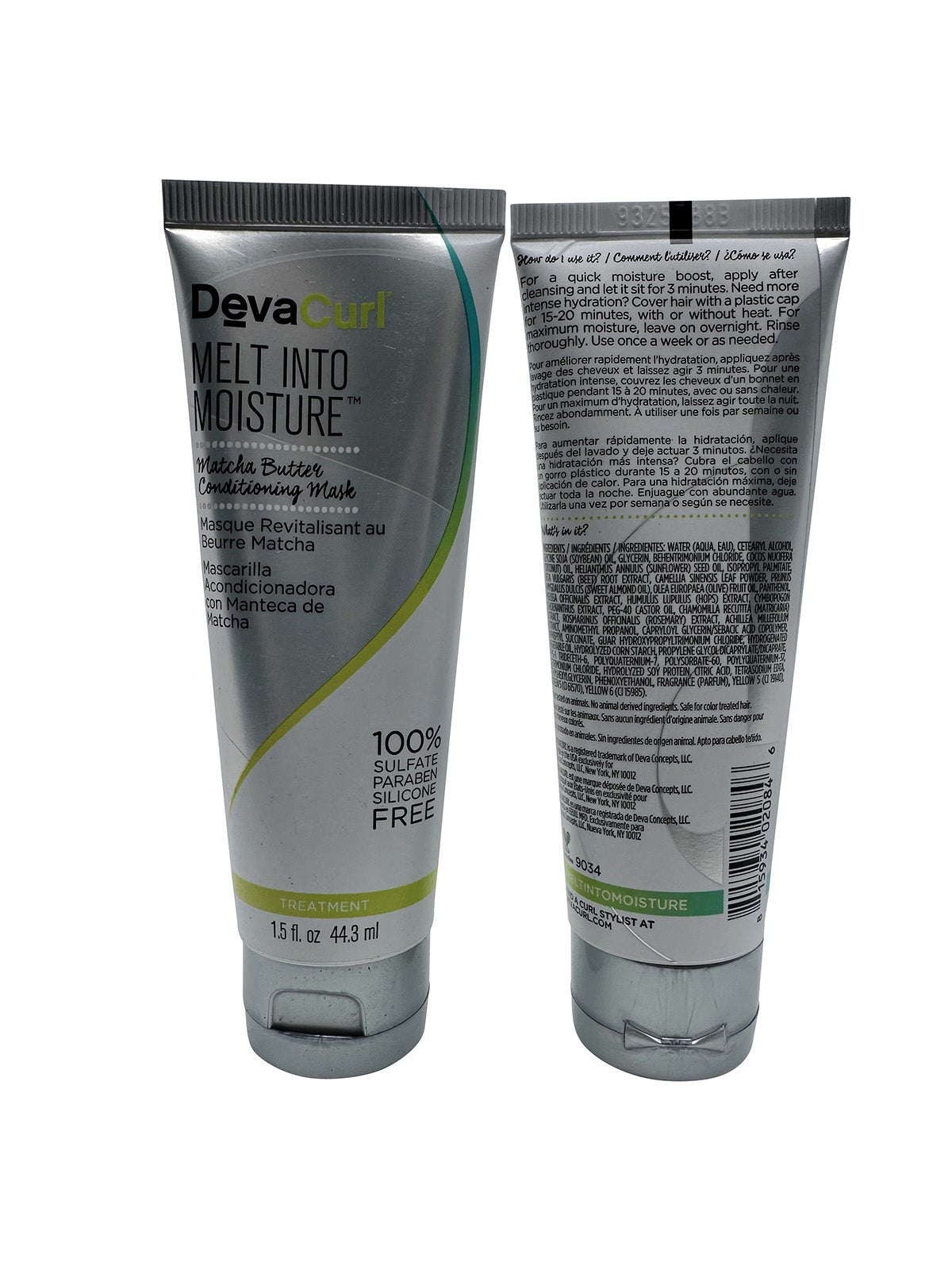 DevaCurl Melt Into Moisture Miracle Butter Conditioning Mask 1.5 OZ Set of 2