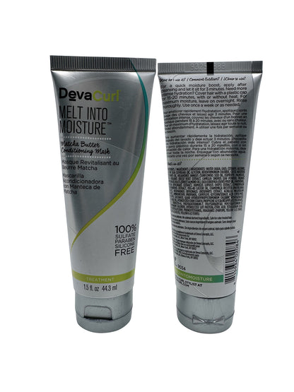 DevaCurl Melt Into Moisture Miracle Butter Conditioning Mask 1.5 OZ Set of 2