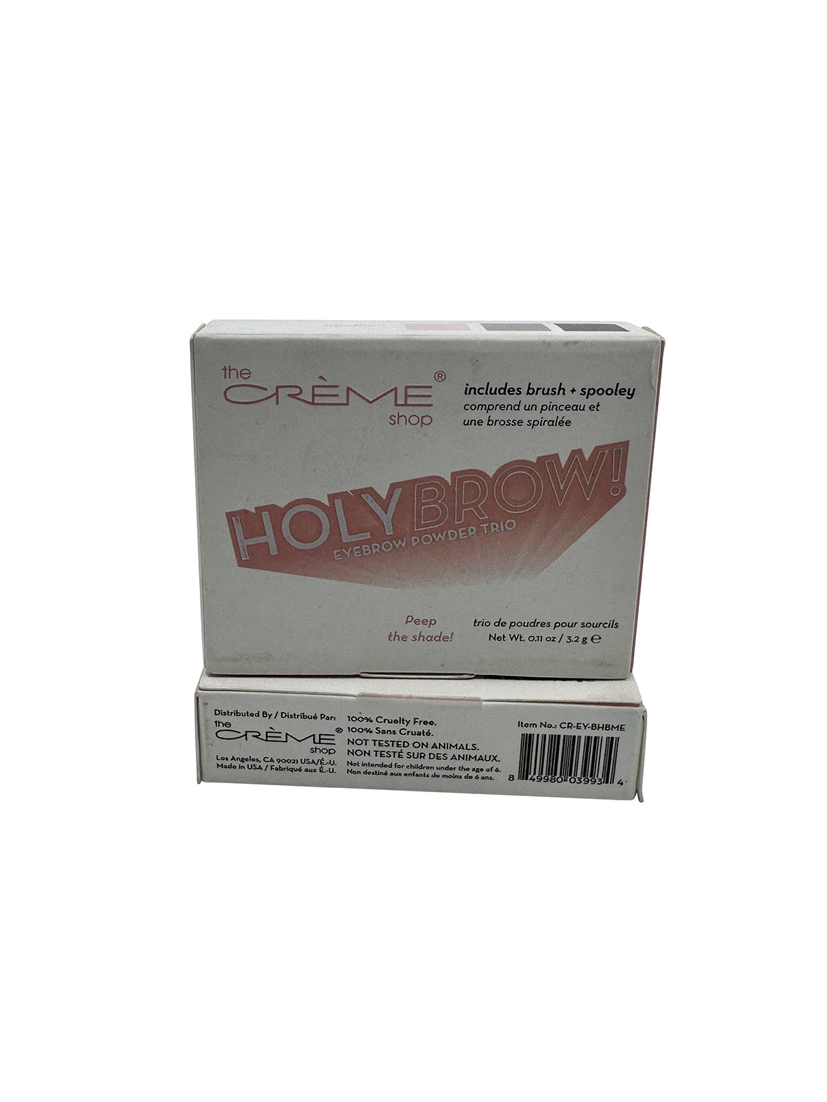 The Creme Shop Holy Brow Eyebrow Powder Trio Medium 0.11 OZ Set of 2