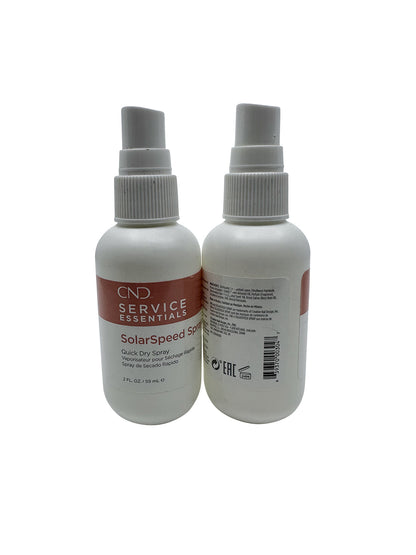 CND Service Essentials SolarSpeed Spray Quick Dry Spray 1 OZ Set of 2