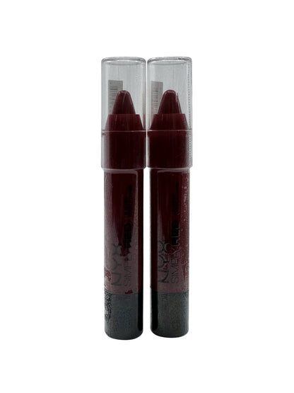 NYX Simply Red Lip Cream SR01 Russian Roulette 0.11 OZ  Set of 2