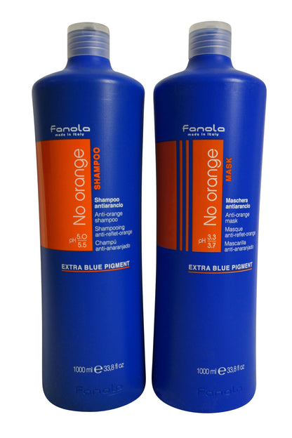 Fanola No Orange Shampoo & Masque Set 33.8 OZ each