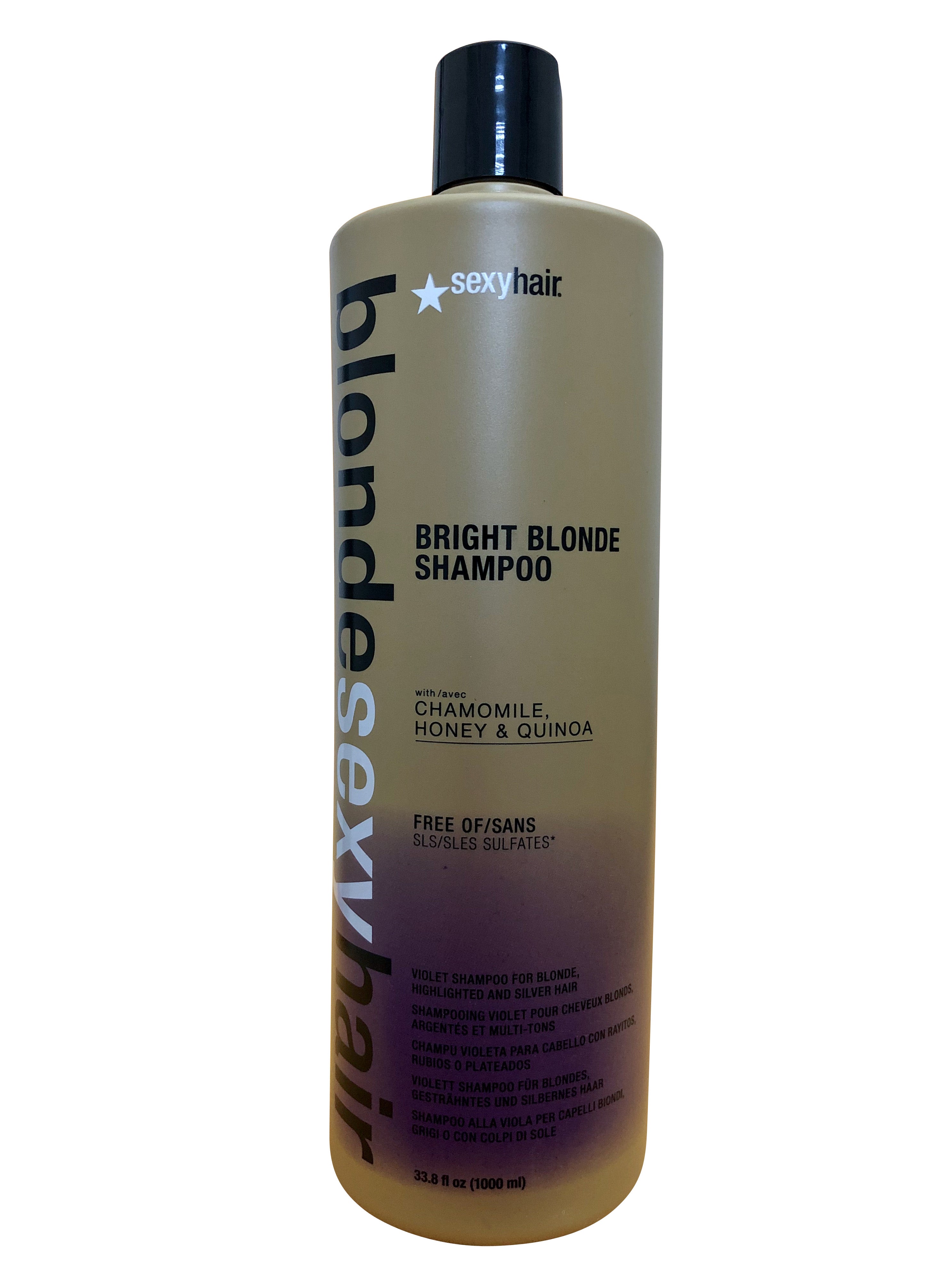 Sexy Hair Bright Blonde Shampoo Sulfate Free 33.8 OZ