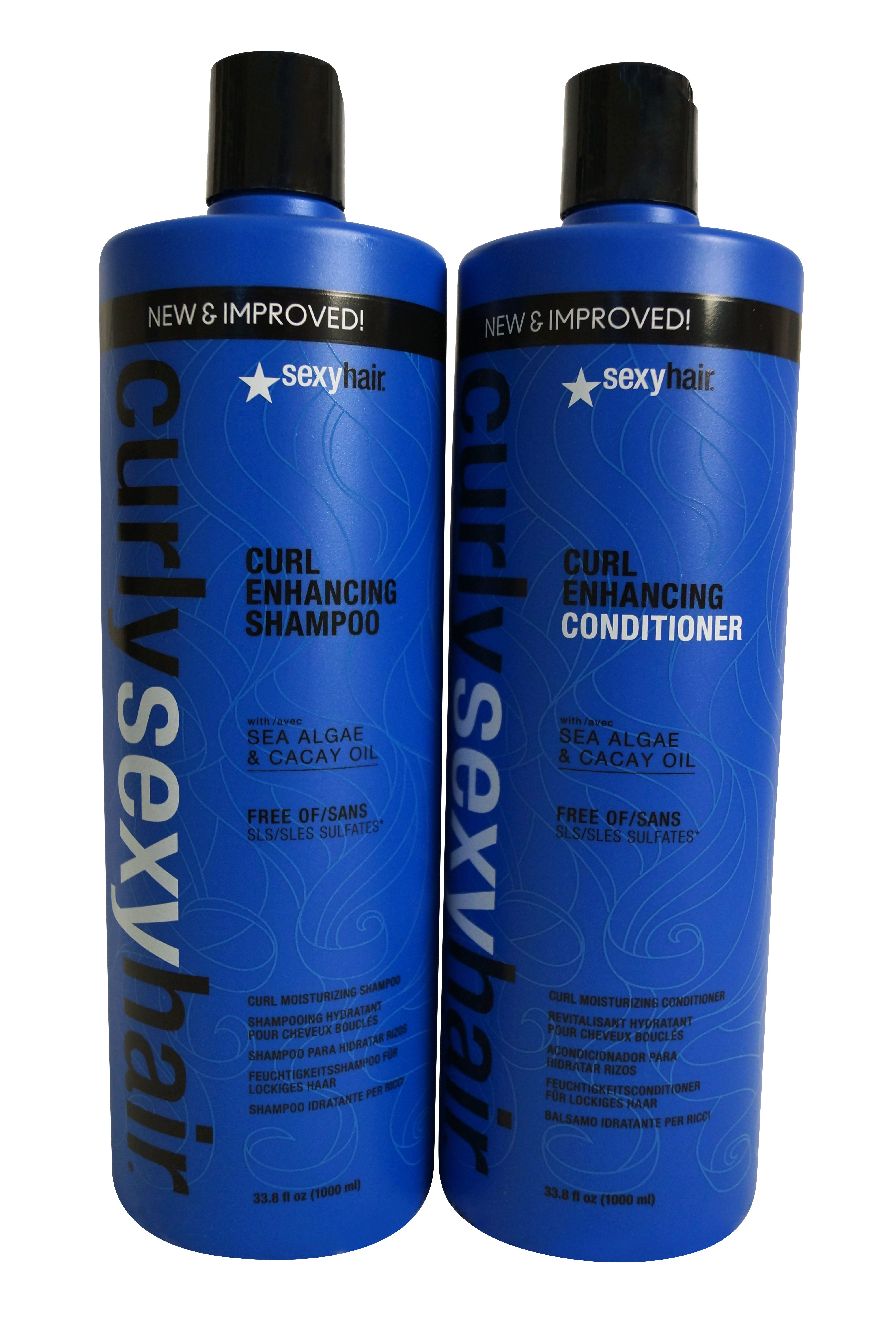 Curly Sexy Hair Curl Enhancing Shampoo & Conditioner Set 33.8 OZ each