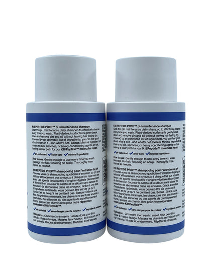 K18 Peptide Prep PH Maintenance Shampoo 8.5 OZ Set of 2