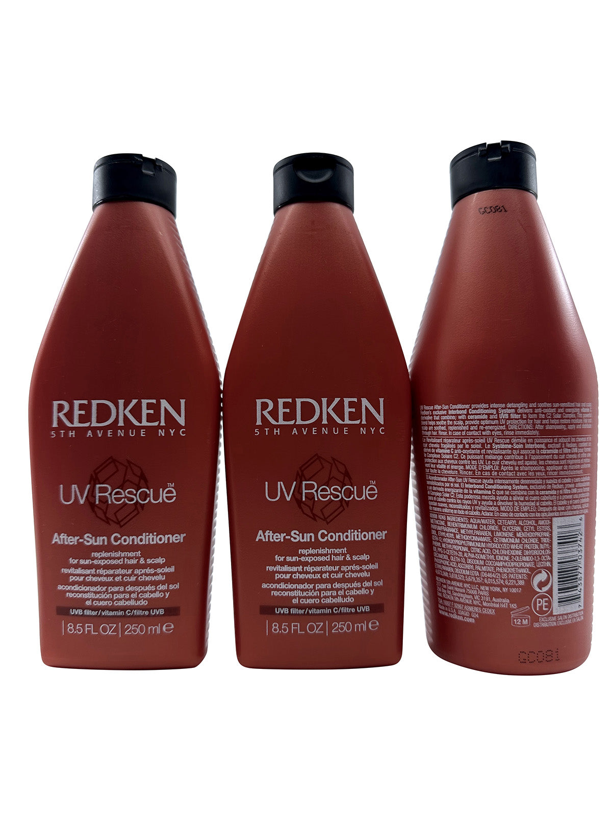 Redken UV Rescue After Sun Conditioner 8.5 OZ Set of 3