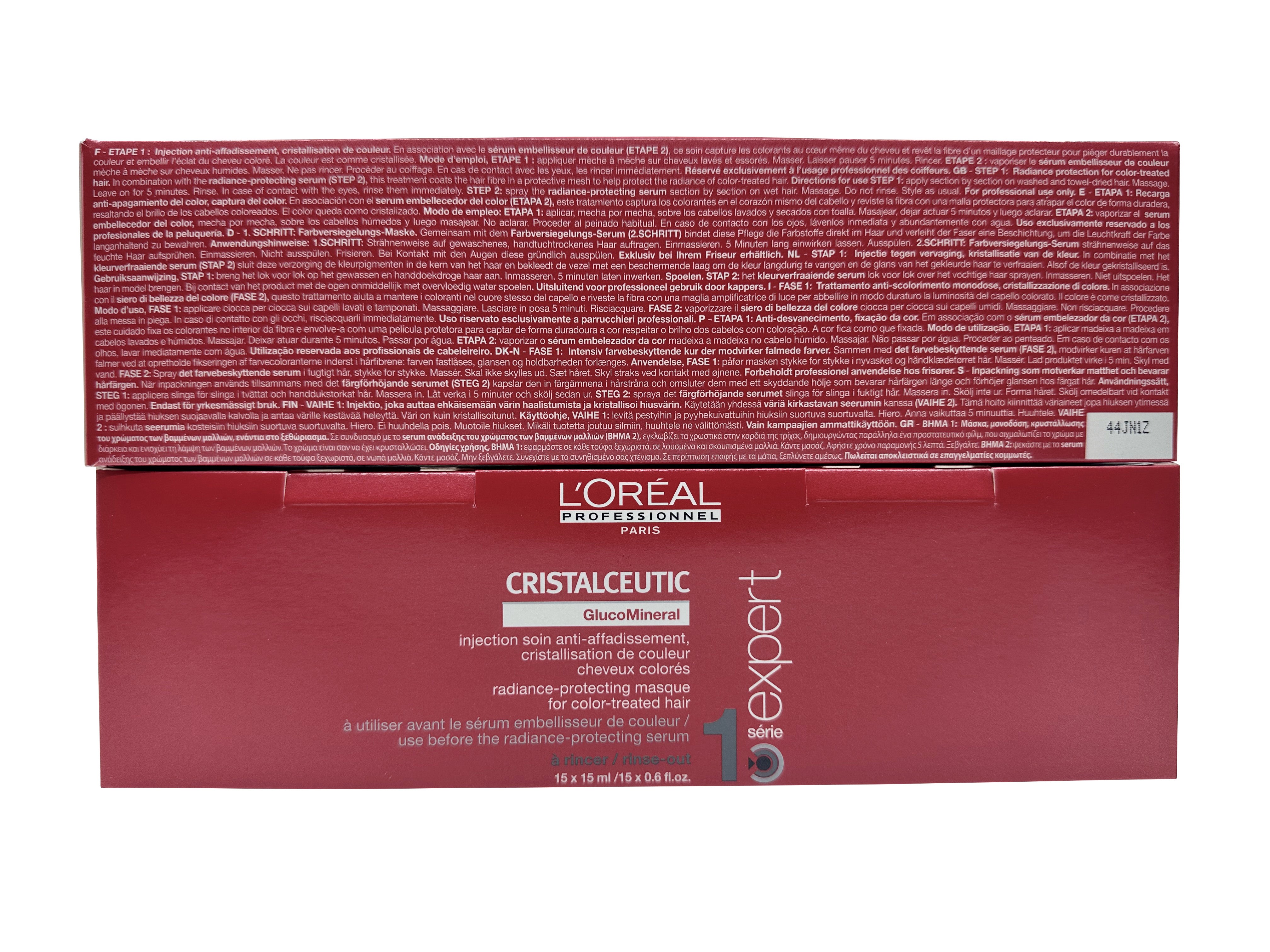 L'Oreal Cristaceutic GlucoMineral Radiance Protecting Masque 15 x 0.06 OZ 2 pack