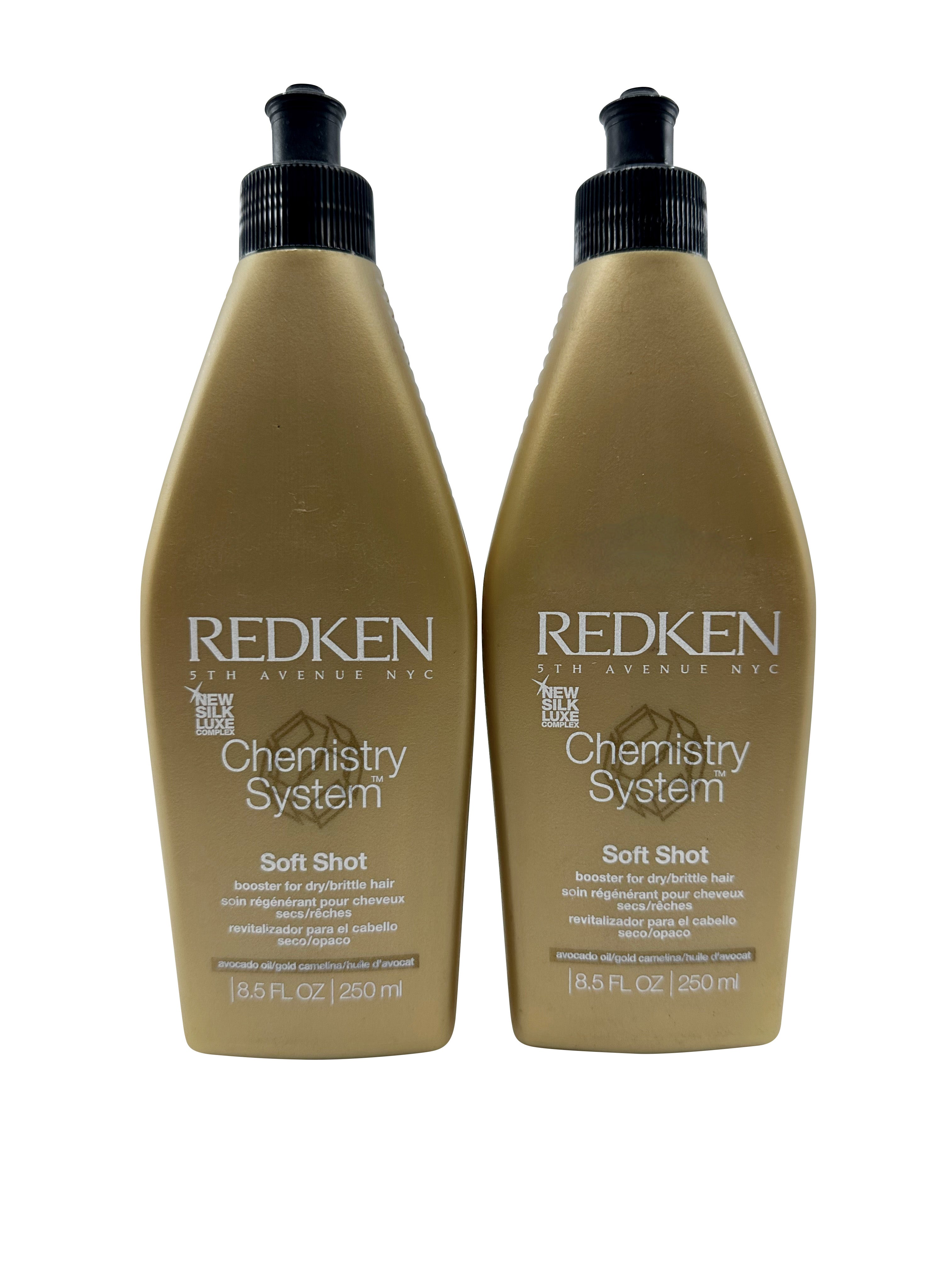 Redken Chemistry System Soft Shot Booster for Dry & Brittle Hair 8.5 OZ Set of 2