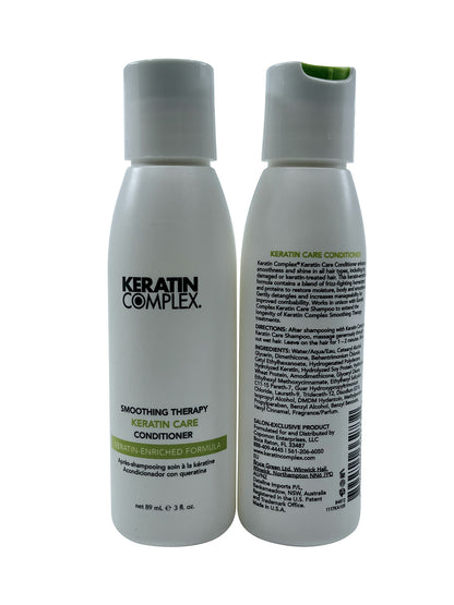 Keratin Complex Smoothing Therapy Keratin Care Conditioner 3 OZ Set of 2