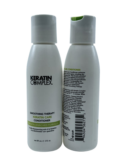 Keratin Complex Smoothing Therapy Keratin Care Conditioner 3 OZ Set of 2