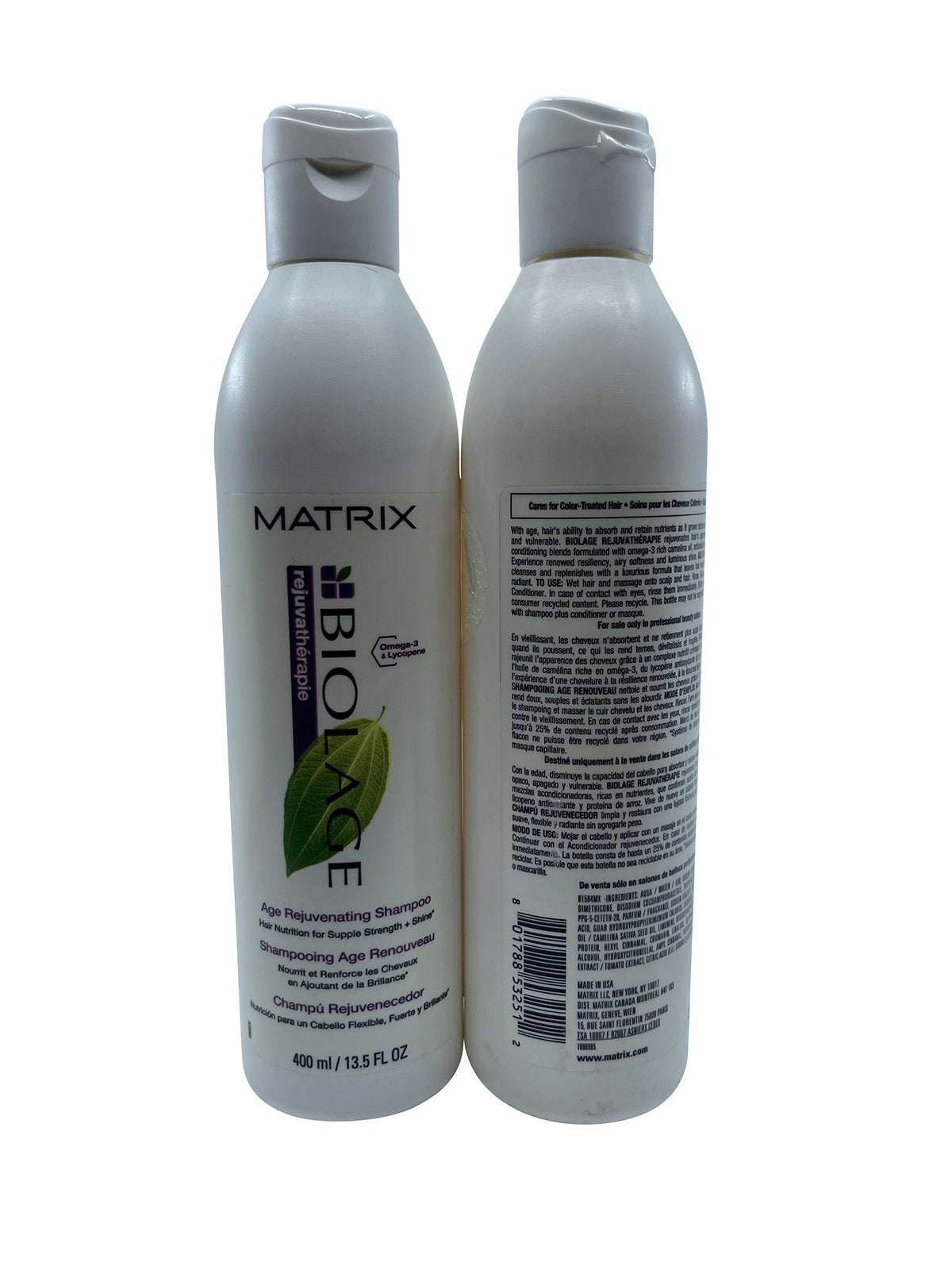 Matrix Biolage Age Rejuvenating Shampoo 13.5 OZ Set of 2