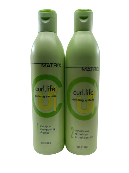 Matrix Curl Life Defining System Shampoo & Conditioner Set 13.5 OZ Each