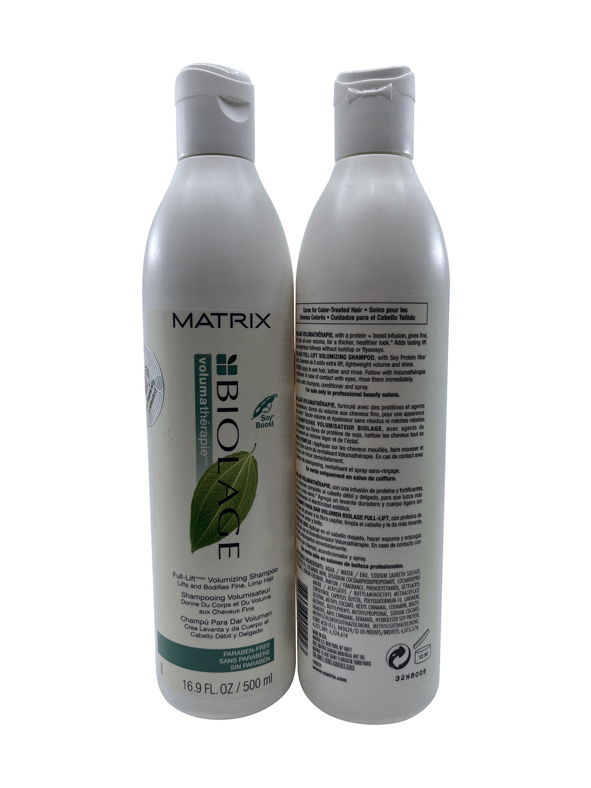 Matrix Biolage Full Lift Volumizing Shampoo Fine Limp Hair 16.9 OZ Set of 2