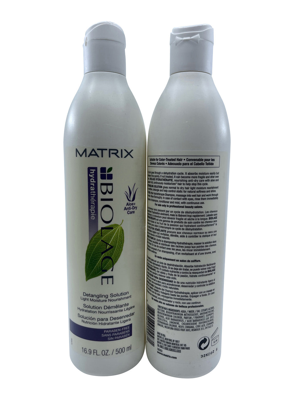 Matrix Biolage Detangling Solution Light Moisture 16.9 OZ Set of 2