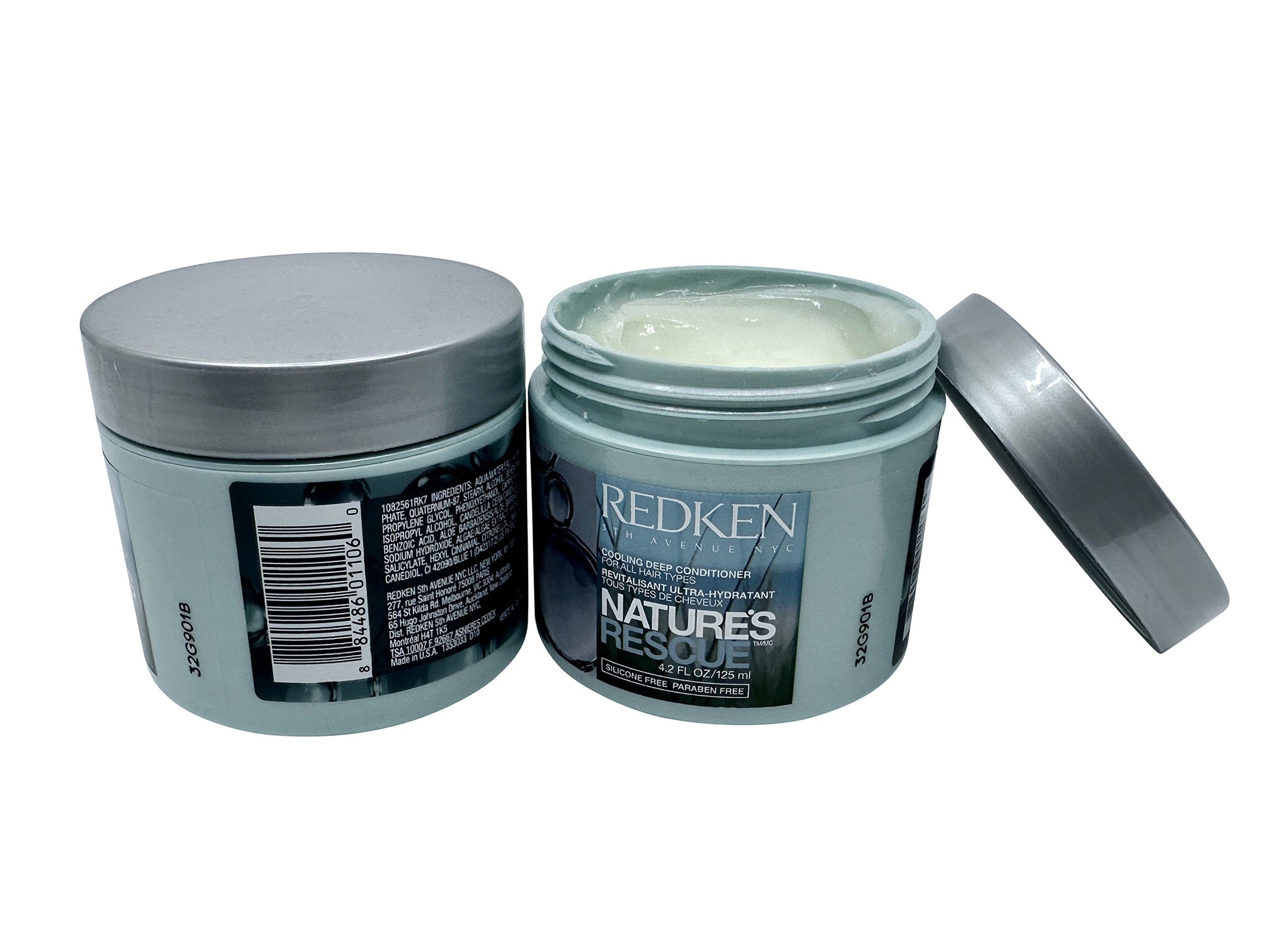 Redken Natures Rescue Cooling Deep Conditioner All Hair Types 4.2 OZ Set of 2