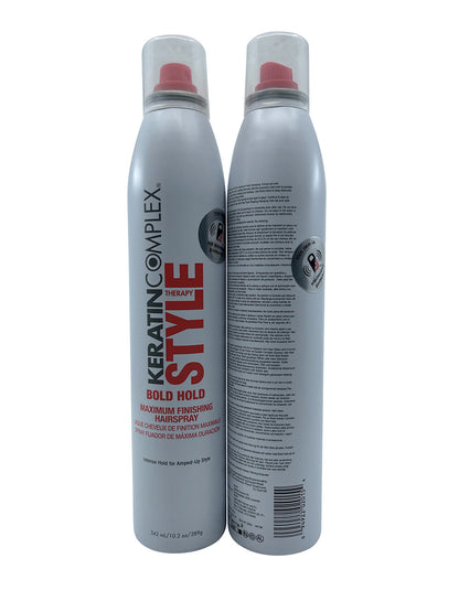 Keratin Complex Style Bold Hold Maximum Finishing Spray 10.2 OZ Set of 2