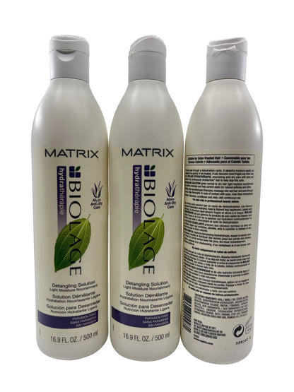 Matrix Biolage Detangling Solution Light Moisture 16.9 OZ Set of 3