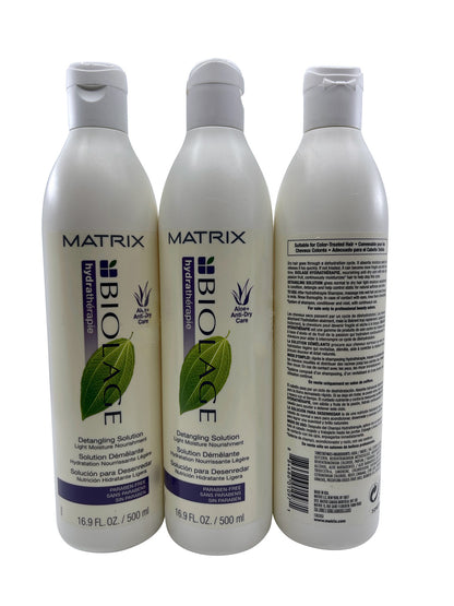 Matrix Biolage Detangling Solution Light Moisture 16.9 OZ Set of 3