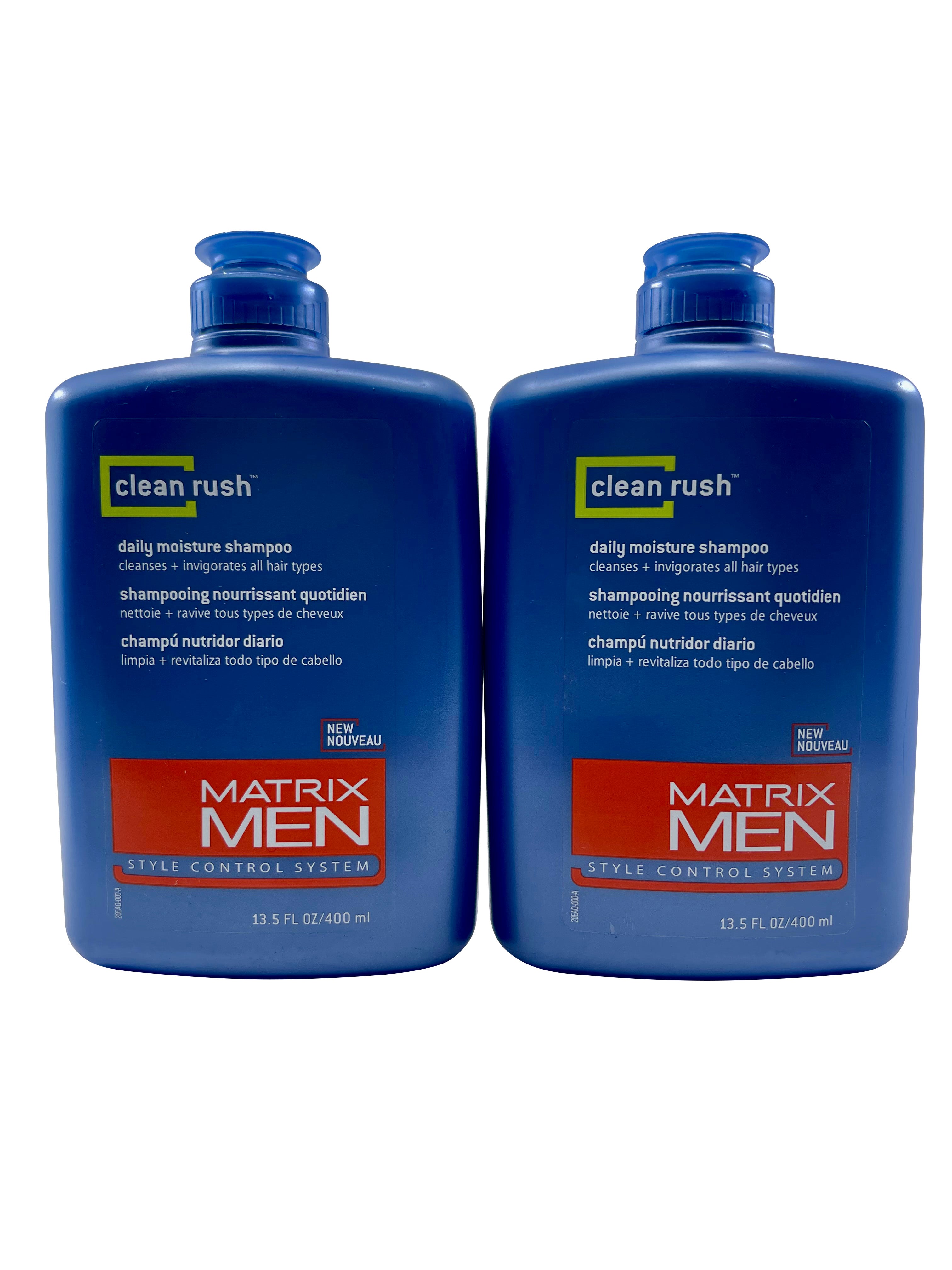 Matrix Men Daily Moisturizing Shampoo Dry Hair 13.5 OZ Set of 2