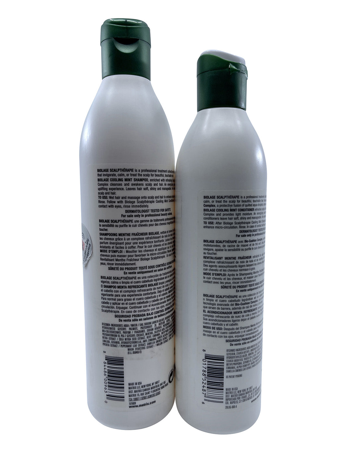 Matrix Biolage Cooling Mint Shampoo 16.9 OZ & Conditioner 13.5 OZ Set