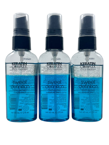 Keratin Complex Sweet Definition Texturizing Sugar Mist 2 OZ Set of 3