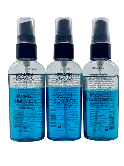 Keratin Complex Sweet Definition Texturizing Sugar Mist 2 OZ Set of 3