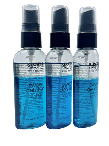 Keratin Complex Sweet Definition Texturizing Sugar Mist 2 OZ Set of 3