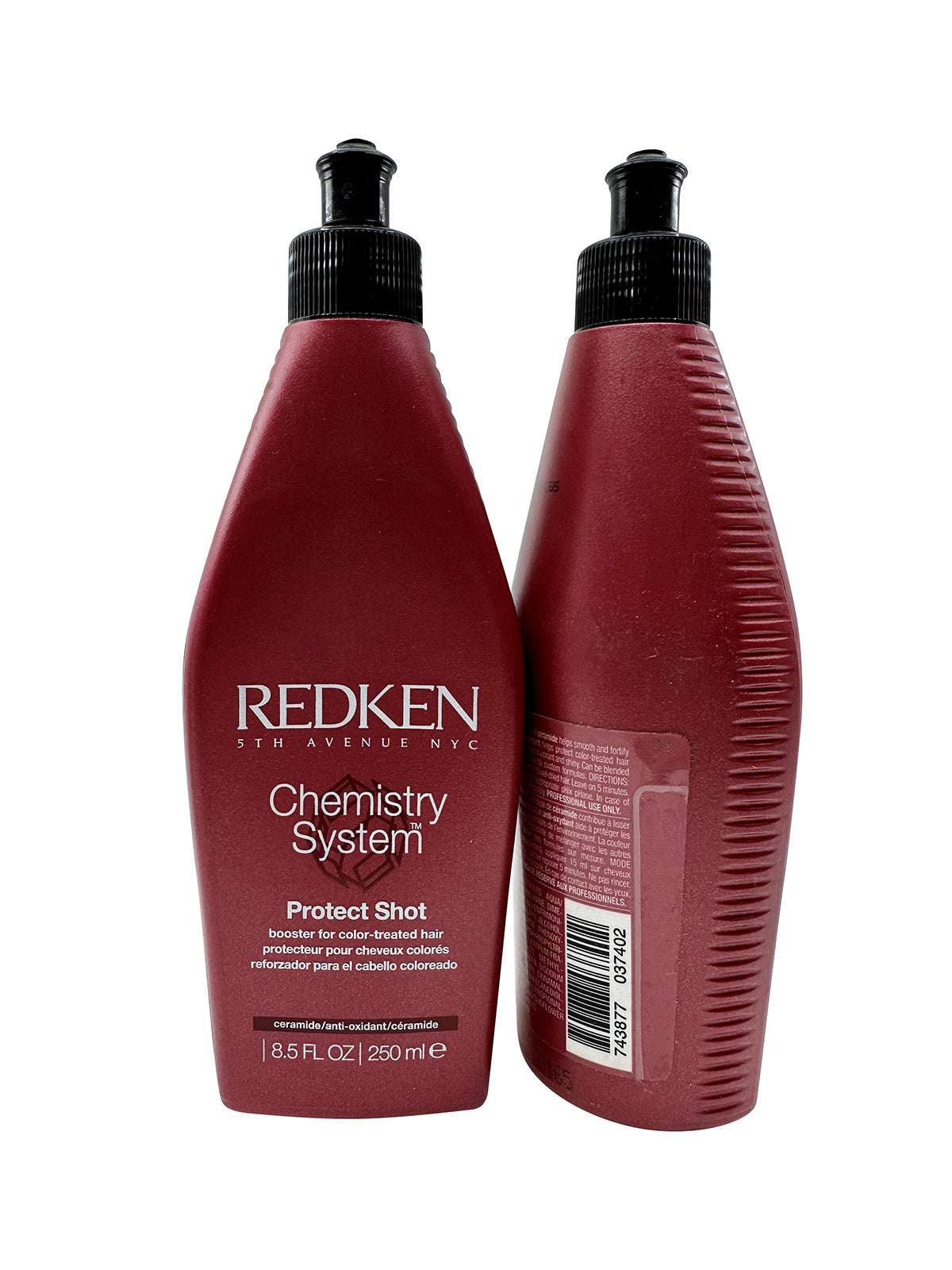 Redken Chemistry System Protect Shot Booster Color Treated Hair 8.5 OZ Set of 2